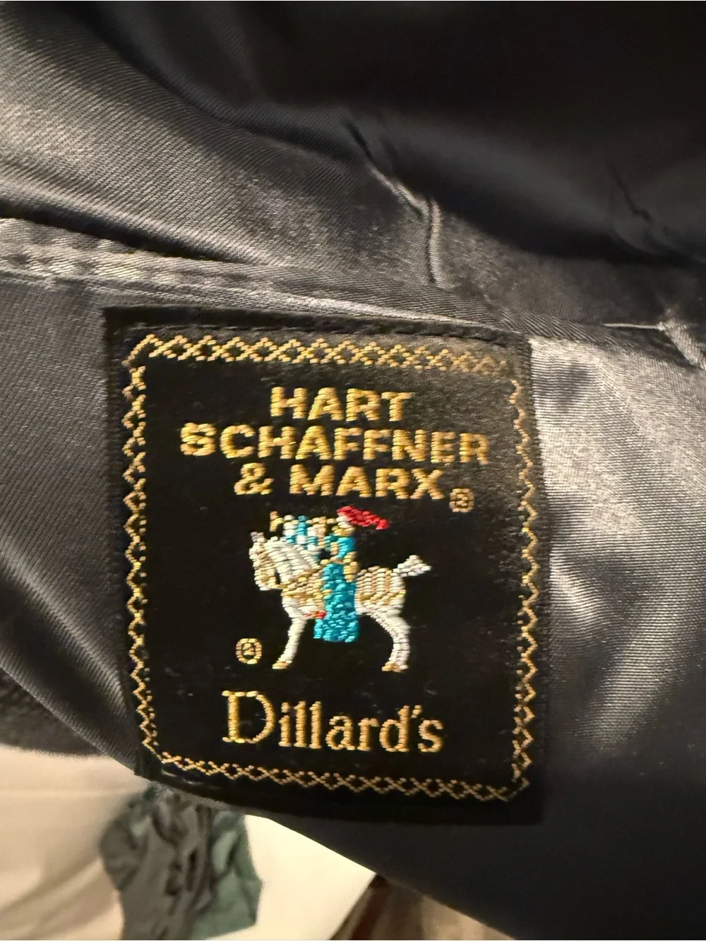 Hart Schaffner Marx Black & White Houndstooth Sport Coat